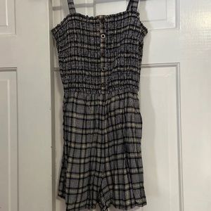 Plaid Romper